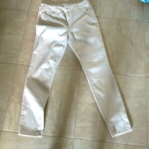 Platinum jeggings.  Chicos size 0.5